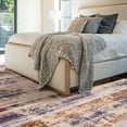 thumbnail image 5 of Cydiria Soft Modern Geometric Striped Boho Plush Area Rug, 4' x 6', Mauve/Taupe, 5 of 8