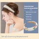 thumbnail image 4 of Minnieouse Diademas con cuentas de cristal grueso ancho estilo barroco Color a juego de punto con diamantes de imitación para mujeres y niñas playa Accesorio para el cabello Blanco colorido Minnieouse AP010972-04B, 4 of 6