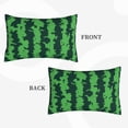 thumbnail image 2 of Daiia Green Stripes Of Watermelon Bedding Waterproof Pillow Protector Zippered Queen – Bed Bug Proof Pillow Encasement-20"x30", 2 of 6
