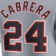 thumbnail image 4 of Camisetas de béisbol de la famosa marca Detroit con bordados para hombres, mujeres y jóvenes, personalizadas #24 CABRERA #28 BAEZ #31 GREENE #33 KEITH, 4 of 5
