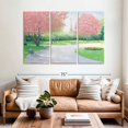 thumbnail image 2 of Elephant Stock Parisian Spring Wall Art - Horizontal Multi Panel Canvas - Living Room Wall Decor - Places Multi Panel - Green And Gray Decor By James Wiens - 65" x 42", 2 of 8