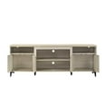 thumbnail image 5 of Evander 70"W Oak Wood Finish 4-Door TV Stand, 5 of 5