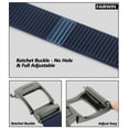 thumbnail image 3 of Fairwin Mens Belt Nylon Ratchet Belts Casual Golf Web Belt, Waist 37"-43", Blue, 3 of 7