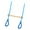 Blue, variant on Siruishop Swing Bar with Gymnastic Rings Adjustable for Family Fun Get Togethers Games blue