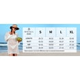 thumbnail image 2 of Hollow Out Beach Dress for Womens Drawstring Long Sleeve Swim Crochet Coverups, 2 of 7