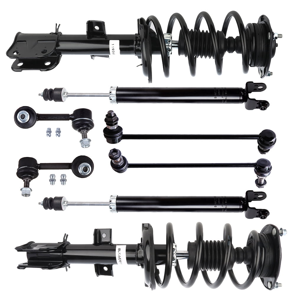 ECCPP Complete Struts Front and Rear Pair Strut Spring Assembly Shock Absorber for 2009-2014 for Nissan Maxima Set of 8