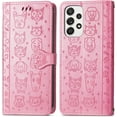 thumbnail image 6 of for Samsung Galaxy A53 5G (Not 4g) Cartoon Cute Wallet Case,Cat Dog Style Flip Phone Cover with ID Card Holder PU Leather Cases for Samsung Galaxy A53 5G MG Pink, 6 of 14