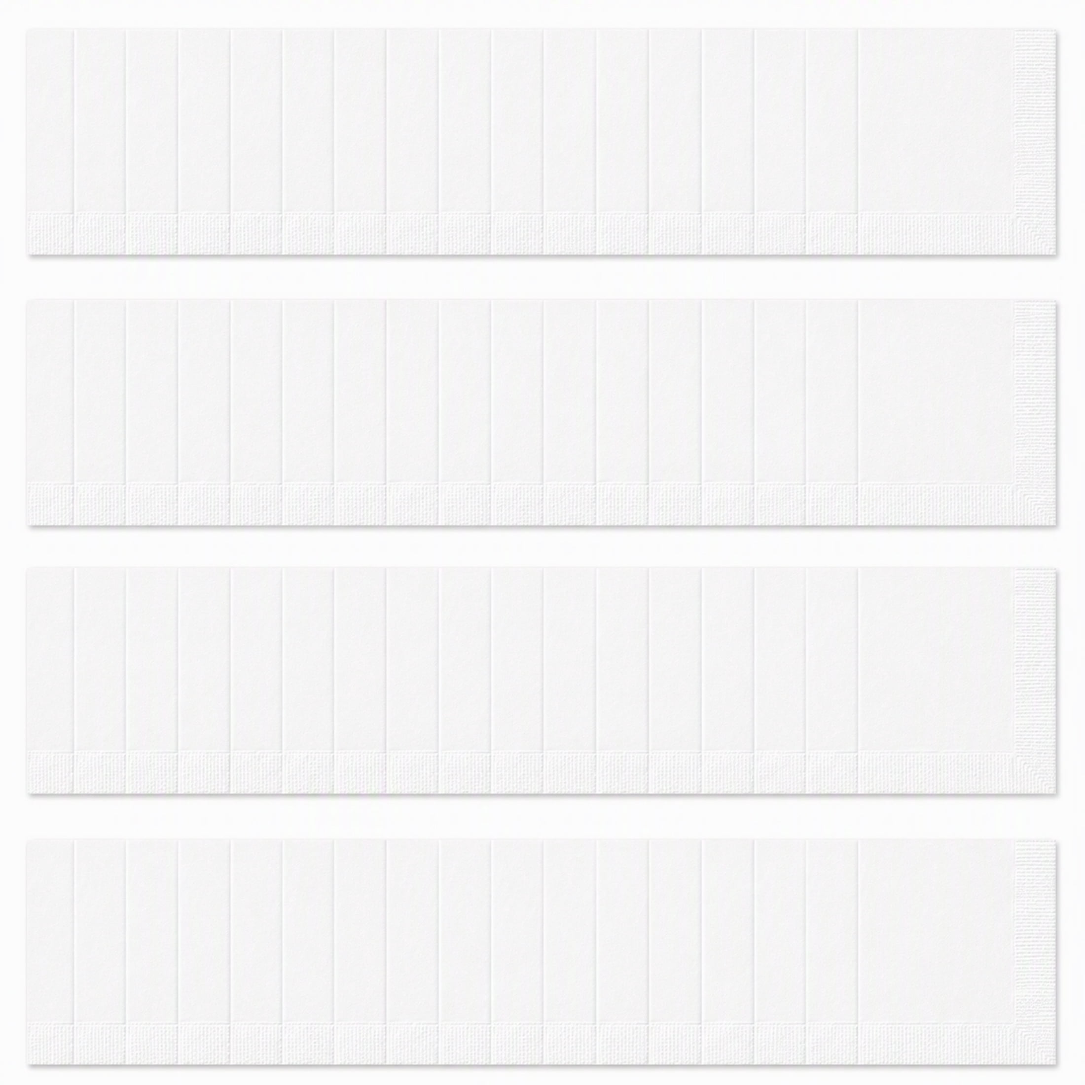 75CT 6.5IN x 6.5IN White Disposable Paper Napkins by Way To Celebrate