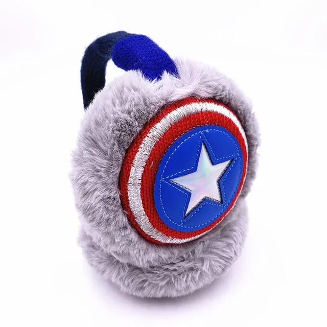 Calentador de orejas para chico guapo, Spider-Man, Iron Man, Capitán América, personalidad creativa, guapo, plegable, a prueba de frío, orejeras, bolsa para las orejas