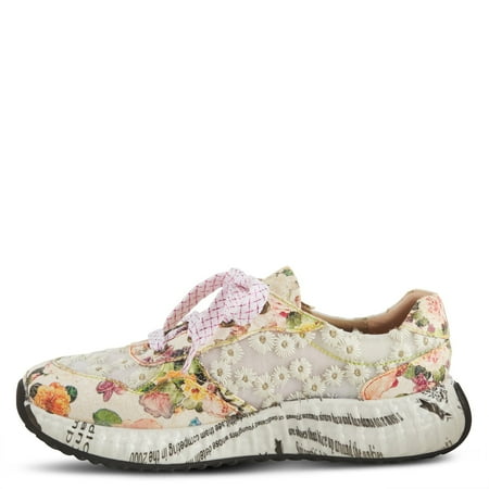 

Spring Step L Artiste Women s Daisymae Fashion Sneaker Beige Multi EU 41 / US 9.5-10