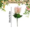 thumbnail image 4 of Delphinium Artificial Flowers 1PC Purple Fake Flowers 13.5" Tall Flowers Faux Delphinium for Floor Vase Light Purple Flowers for Wedding Centerpieces Home Decor Indoor(White), 4 of 8