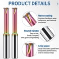 thumbnail image 2 of 1PCS Machine Solid Carbide Single Tooth Thread Milling M1 M1.6 M2 M3 M4 M5 M6 M8 M10 M12 M14 Mill Mills Cutter , High Precision, 2 of 4
