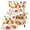 Cute Turkey, variant on Yspwyqan Fall Chair Covers For Living Room, Stretchy Polyester Blend Wing Chair Covers, Maple Music Note Washable Wingback Chair Slipcover for Bedroom Decor