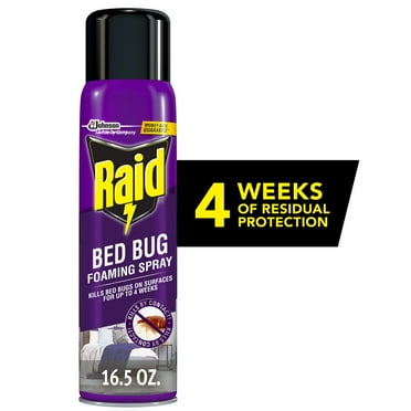Raid Bed Bug Killer Foaming Spray, Treatment to Kill Pyrethroid-resistant Bed Bugs, 16.5 oz