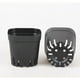 thumbnail image 2 of Base para maceta de plástico cuadrada negra para plantar plántulas cuadradas gruesas, 2 of 5