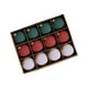 thumbnail image 5 of Adornos colgantes de Navidad perfecl 12 bolas Verde rojo 6 cm, 5 of 8