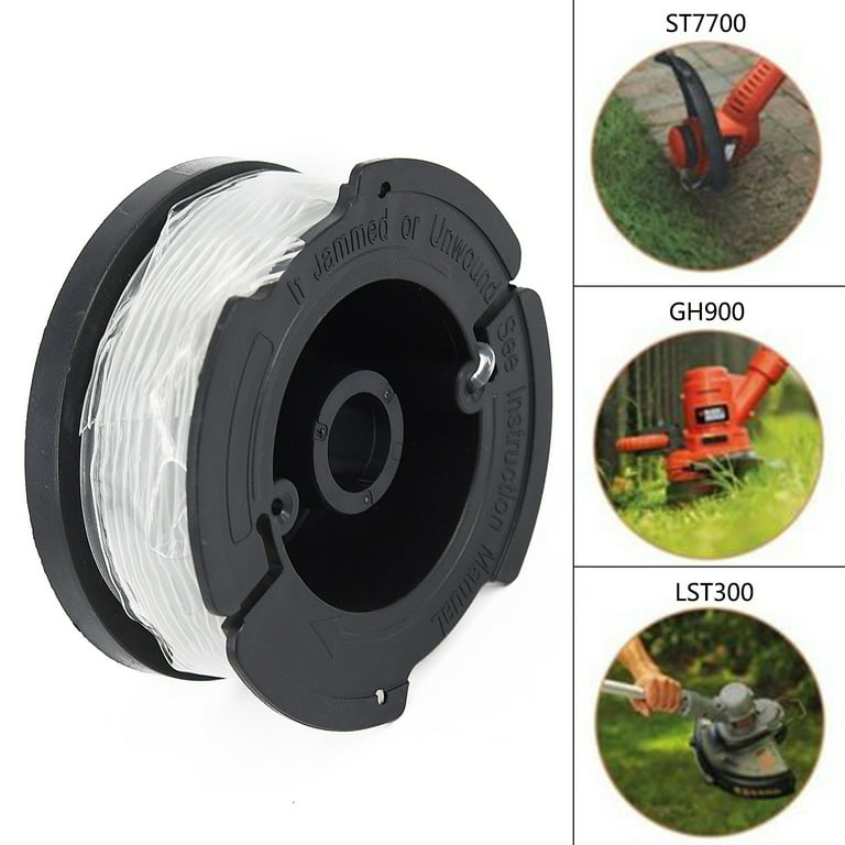 KAKO AF100 Replacement Spool for Black and Decker Weed Eater Spool, 0.065  30ft Trimmer Line for Black & Decker Weed Eater String, for Black and