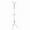 White, variant on 3-Tier Standing Metal Coat Rack TeqHome 12 Hooks Coat Rack Stand Freestanding Coat Hat Hanger Organizer Rack for Home Office White