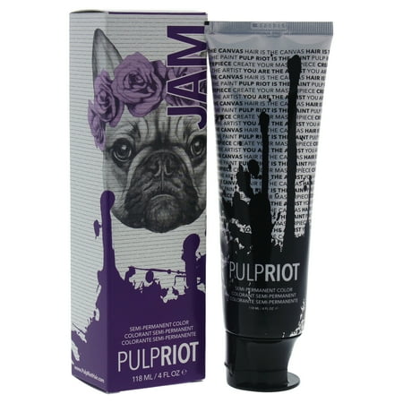 Pulp Riot Semi Permanent Color Jam Violet 4 Oz Hair Color