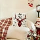 thumbnail image 1 of Festive Feeling Decoration Sofa Pillow Cover Christmas Letter Print Chair Cushion Cover Linen Cushion Cover, 1 of 6
