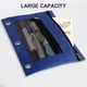 thumbnail image 3 of Luxury Metal Binder Spiral Business Notebook Kawaii A5 Three-Fold Loose-Leaf Notepad School Office, 3 of 5