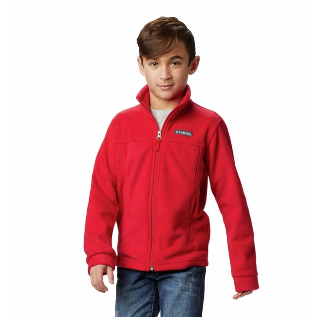 Chaqueta polar Columbia Steens Mt II para niños pequeños 4T roja