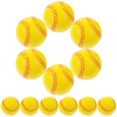 thumbnail image 1 of LITINKIMI 12Pcs Soft Yellow PU Baseballs Flexible Training Baseballs for Hand Eye Coordination, 1 of 6