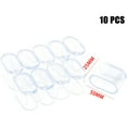 thumbnail image 1 of 10 X Rubber Chair Leg Cap Oval Covers Furniture Table Feet Floor Protectors, 1 of 9
