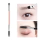 thumbnail image 4 of Vogacara Mango de cepillo para cejas profesional exquisito teñido cepillos para cejas nailon sombra de ojos hacer pestañas herramientas Pinceles de maquillaje y herramientas Rosa/Plata, 4 of 6