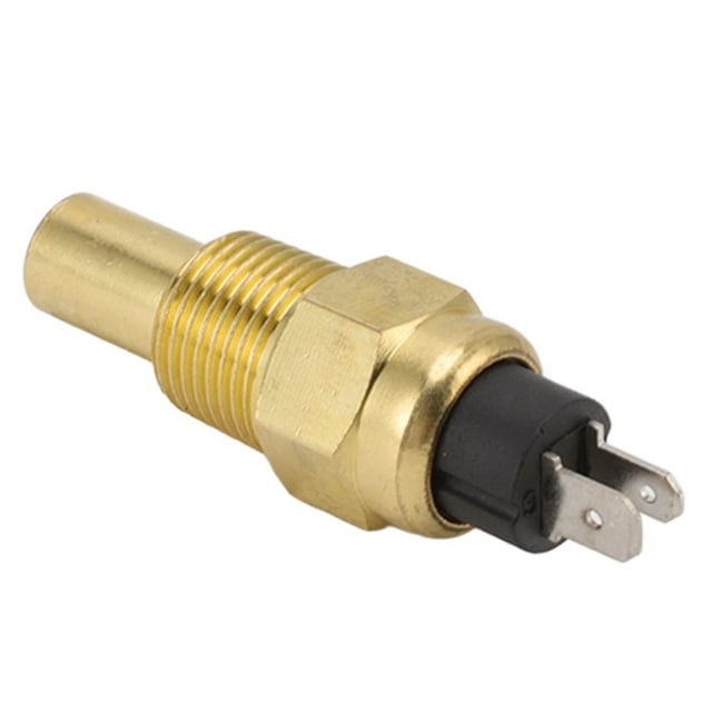 Engine Temperature Sensor, 12V 24V Brass Body OEM Appearance Metal Sheet Alarm Switch Water Temperature Sensor For Car