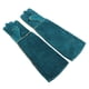 thumbnail image 1 of Guantes de lona azul para entrenamiento de reptiles, antimordeduras, alargados y de seguridad para perros y gatos, serpientes varánidas (azul), 1 of 12