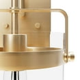 thumbnail image 3 of Hunter - Karloff 1-light Alturas Gold, Medium Size Sconce Light, Dimmable, Casual Style, for Bedrooms, Kitchens, Dining, Living Rooms - 19843, 3 of 6