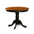thumbnail image 4 of MidCentury Dining Set 3Piece Table & Chairs Modern Kitchen Dinette Set Black Finish, 4 of 5
