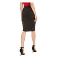 thumbnail image 2 of Bar III Women's Ruched Knee Length Asymmetrical Skirt Black Size Medium, 2 of 4