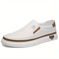 thumbnail image 4 of Men's Solid Color Slip On Loafer Shoes,  Walking Shoes for Men's Outdoor Activities Comfy Non Slip Casual Durable, 4 of 9
