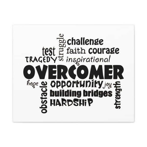 Scripture Walls Overcomer 1 Peter 4:12-13 Christian Wall Art Print Ready to Hang Unframed