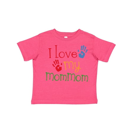 

Inktastic I Love My MomMom Gift Toddler Boy or Toddler Girl T-Shirt