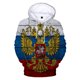 thumbnail image 2 of Sudadera con capucha con estampado 3D de la bandera rusa del oso de Rusia 2023, sudaderas casuales de moda para hombre, sudaderas con capucha de gran tamaño de estilo Harajuku, 2 of 4