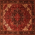 thumbnail image 1 of Ahgly Company Indoor Square Persian Orange Traditional Area Rugs, 5' Square, 1 of 1