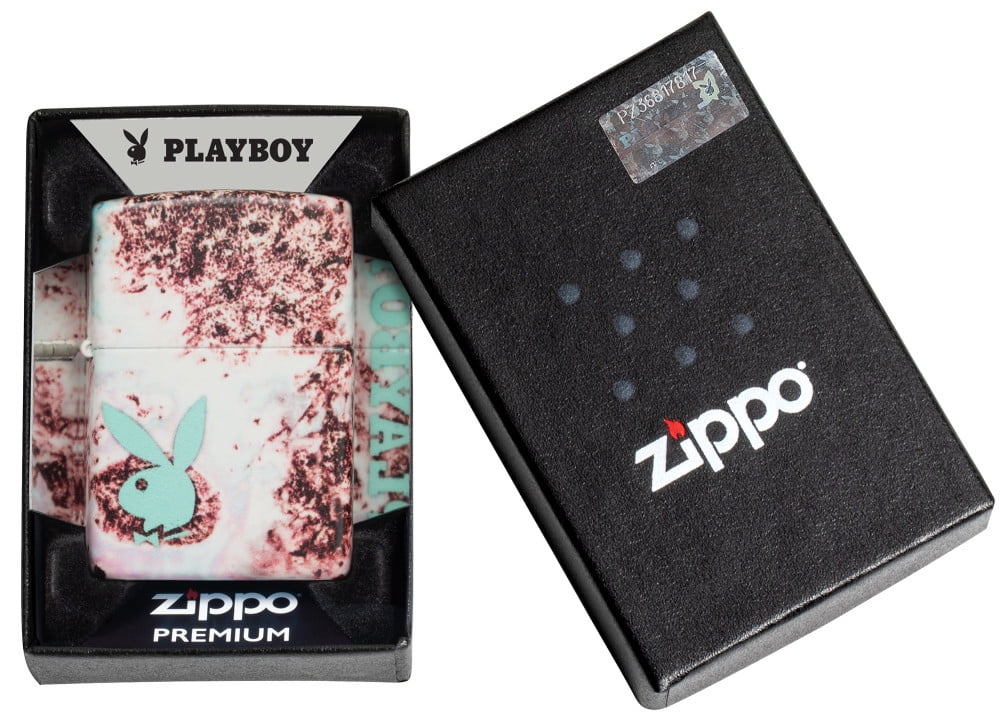 Zippo Playboy Teal 540 Color Design Pocket Lighter