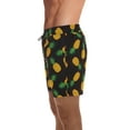 thumbnail image 2 of Whiskey and Oak Men's Bathing Suit Swim Trunks 94952-1039 (XX-Large, Black - Pineapples), 2 of 3