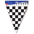 thumbnail image 2 of Beistle - 50532 - Checkered Pennant Banner- Pack of 12, 2 of 5