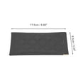 thumbnail image 4 of Unique Bargains Faux Leather Squeeze Portable Eyeglasses Case 6.89"x3.35"(L*W) Black, 4 of 5