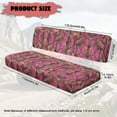thumbnail image 7 of Uorisanigo UTV Seat Cover for Mule Seat Accessories Parts, Pink Hunting Camo Print UTV Front Bench Seats Cover Compatible with Kawasaki Mule 4000 2009-2025, Full Protection, 7 of 7