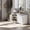 Cloud White and Dove Gray, variant on LEDREM 3-Tier Shoe Storage Bench with Cushion, Adjustable Shelves Entryway Bench for Hallway or Bedroom, 39.8-Inch Farmhouse Style, Heather Greige and Cappuccino Beige