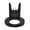 Black, variant on Hot Melt Glue Stand Storage Holder Non-Slip Base Design High Stability Portable Hot Melt Glue Organizer