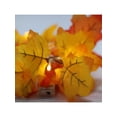 thumbnail image 3 of Clearance! New Decorations Lighted Fall Garland Thanksgiving Decor Halloween 8.2 Feet 20 LED String Lights, 3 of 5