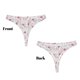 thumbnail image 3 of Fotbe Cute Bow Tie Tanga Sin Costuras para Mujer con Estampado – Panties Invisibles, Transpirables y Cómodos para Uso Diario-Large, 3 of 6