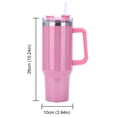 thumbnail image 2 of Frasco de vacío de viaje de acero inoxidable con taza de agua portátil de paja de 40oz para mujeres y hombres, 2 of 7