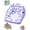 Purple, variant on 3-in-1 Inflatable Pool Lounge Chair Sofa with Cup Holder Floats Loungers Adult Floating Recliner Lounge Blow up Floating Hammock Pool Noodles, Summer Tanning Recliner Flat Float Party River Cruiser